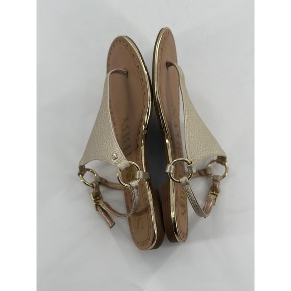 Sam & Libby Thong Sandal With Ankle Strap Size 7.5 - Picture 3 of 5
